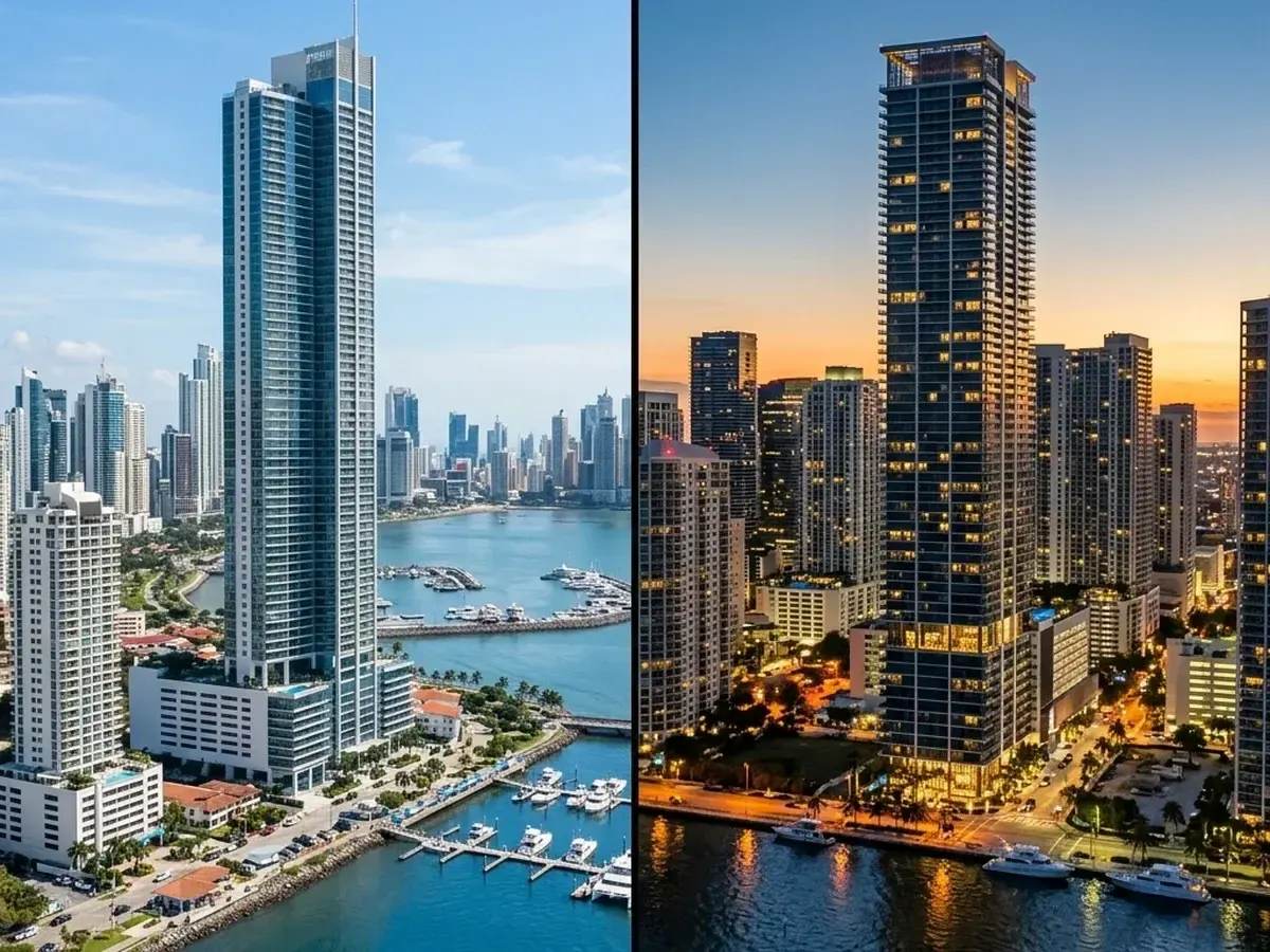 Panama real estate lawyer reviewing property purchase contract with foreign investor client 2026